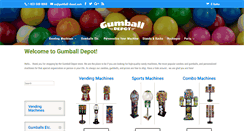 Desktop Screenshot of gumballdepot.com