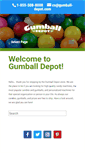 Mobile Screenshot of gumballdepot.com